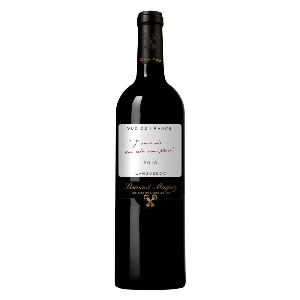 Вино Бернар Магре, Я бы хотел, чтобы вам это понравилось…, Красное, AOC Лангедок 0,75л