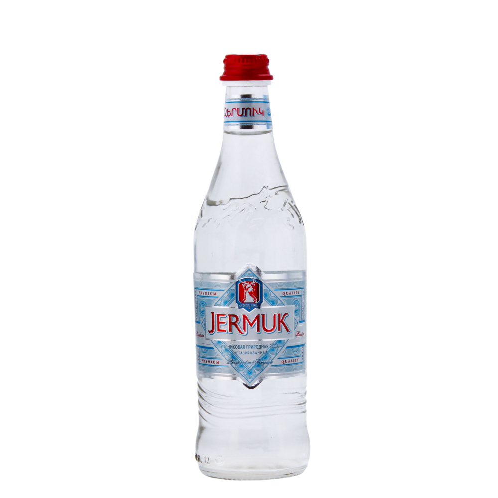 Вода Родниковая природная питьевая негазированная вода Джермук, стекло, 0,5л