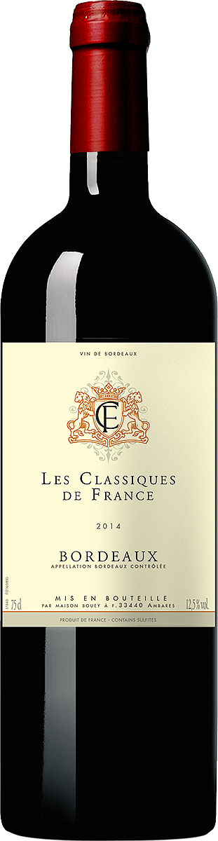 Вино Ле Классик де Франс красное АОС 0,75л