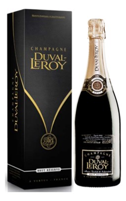 Шампанское Дюваль-Леруа, Брют Резерв, АОС Шампань 0,75 в подарочной упаковке