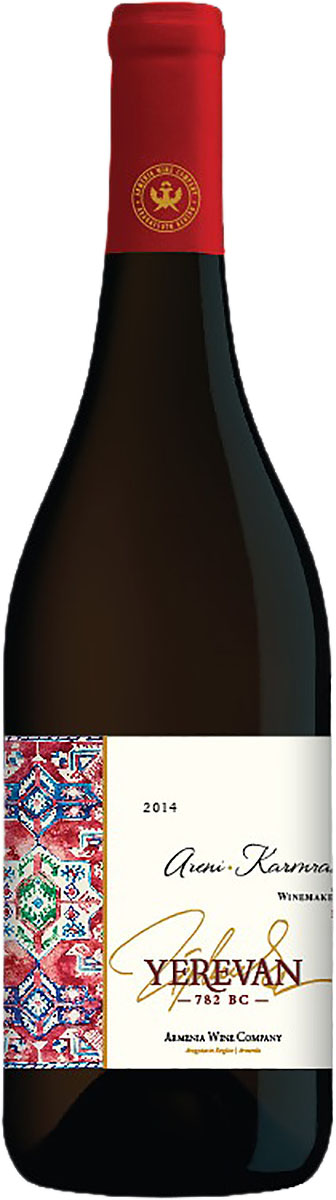 Вино Ереван 782 ВС, Арени-Кармрают, красное сухое 0,75л