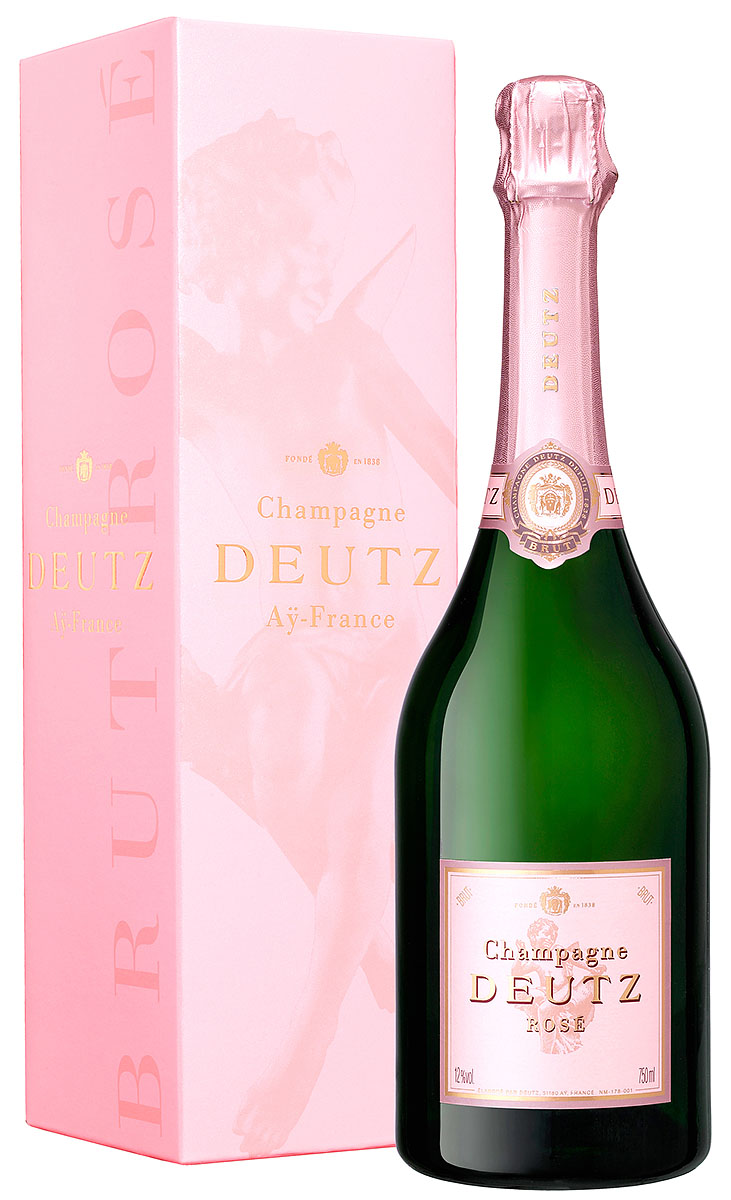Шампанское Дейц, Брют Розе, AOC Шампань, 1,5л магнум в подарочной упаковке