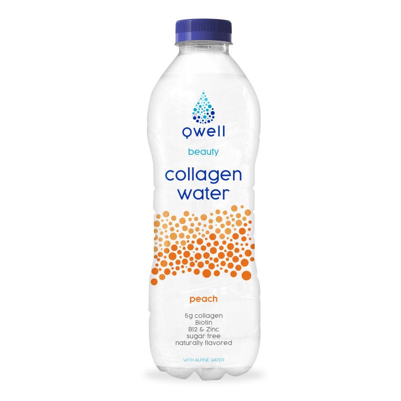 Вода Напиток «Qwell Beauty Collagen Water» со вкусом персика, 0,5л
