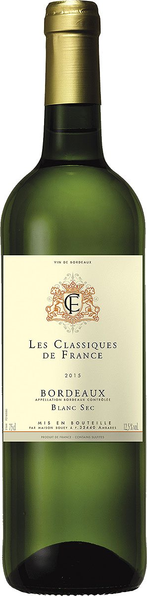Вино Ле Классик де Франс белое АОС 0,75л