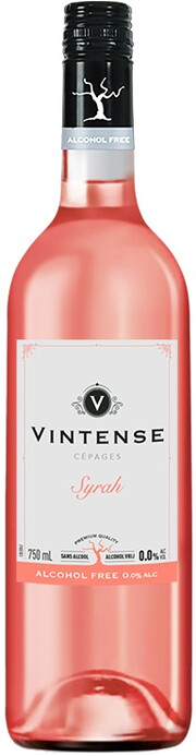 Вино безалкогольное Винтенс, Сира Розе 0,75л