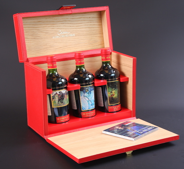 Вино Набор Арт Рюсс Шато ля Грас Дьё де Приёр 2014 АОС 3*0,75л в подарочной упаковке Luxe