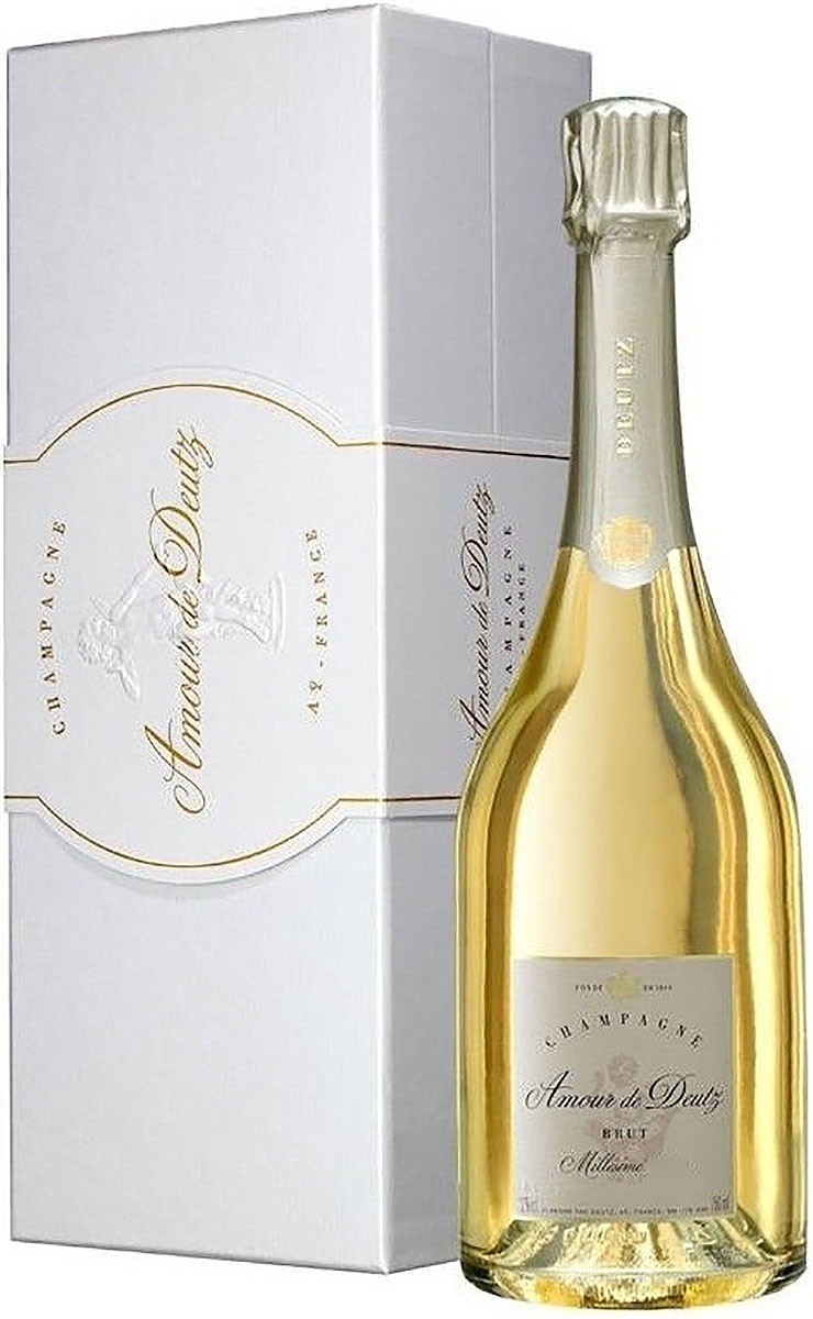Шампанское Дейц, Амур де Дейц, Брют, 2006, AOC Шампань 1,5л, магнум в подарочной упаковке