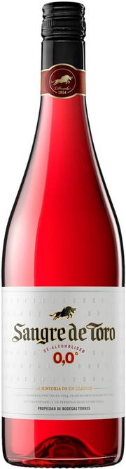 Вино безалкогольное Торрес, Сангре де Торо, Розе 0,75л
