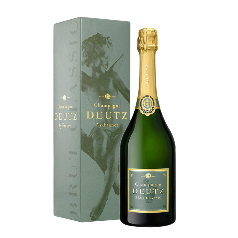 Шампанское Дейц, Брют Классик, AOC Шампань, 0,75л в подарочной упаковке