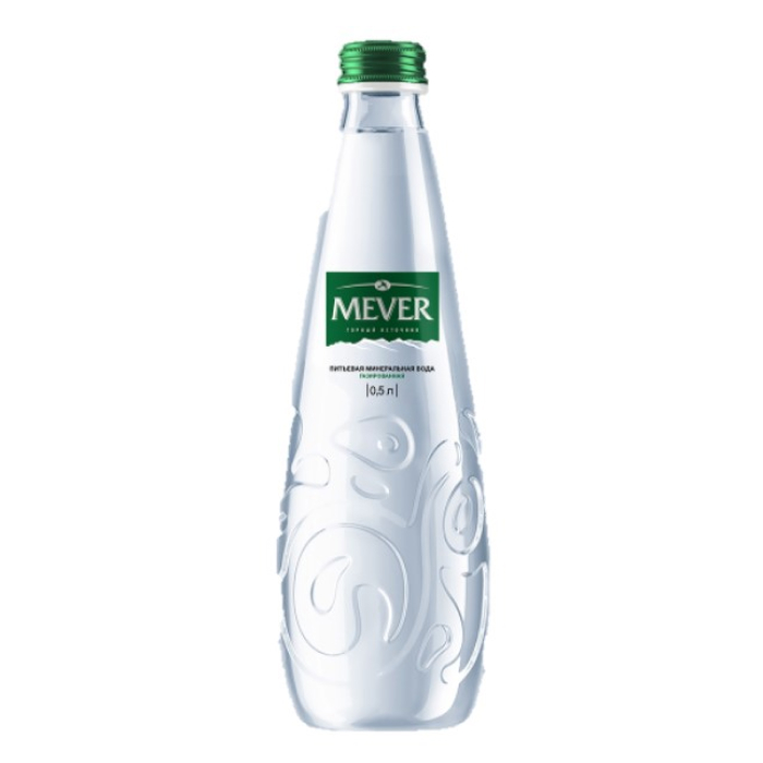 Вода минеральная природная столовая питьевая "Мевер" газированная 0,5 л