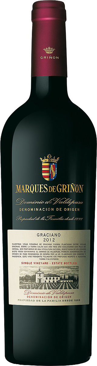 Вино Маркес де Гриньон Грасиано DO 0,75л