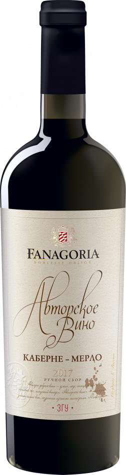 Вино Fanagoria Cabernet Merlot 0,75l