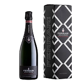 Вино игристое Феррари Максимум Блан де Блан Тренто DOC 0,75л в подарочной упаковке