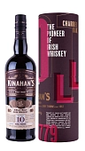 Виски односолодовый ирландский Кинаханс 10 лет выдержки 0,75л в подарочной упаковке