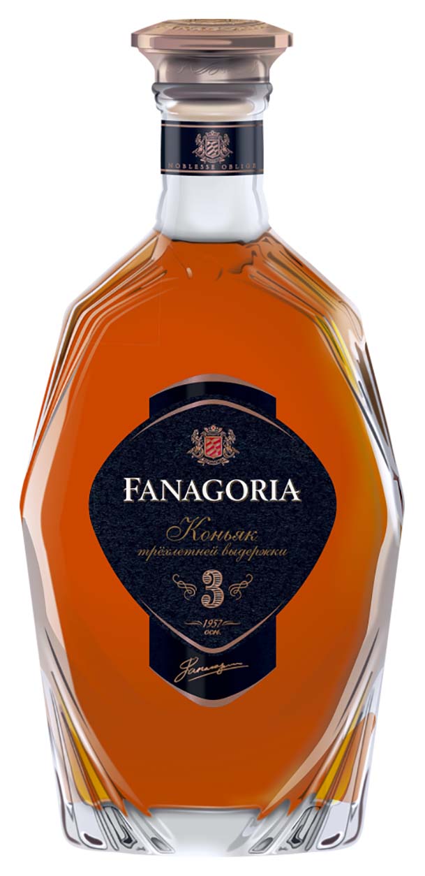 Коньяк Cognac Fanagoria 3 YO 0,5l