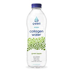 Вода Напиток «Qwell Shape Collagen Water» со вкусом зеленого яблока, 0,5л